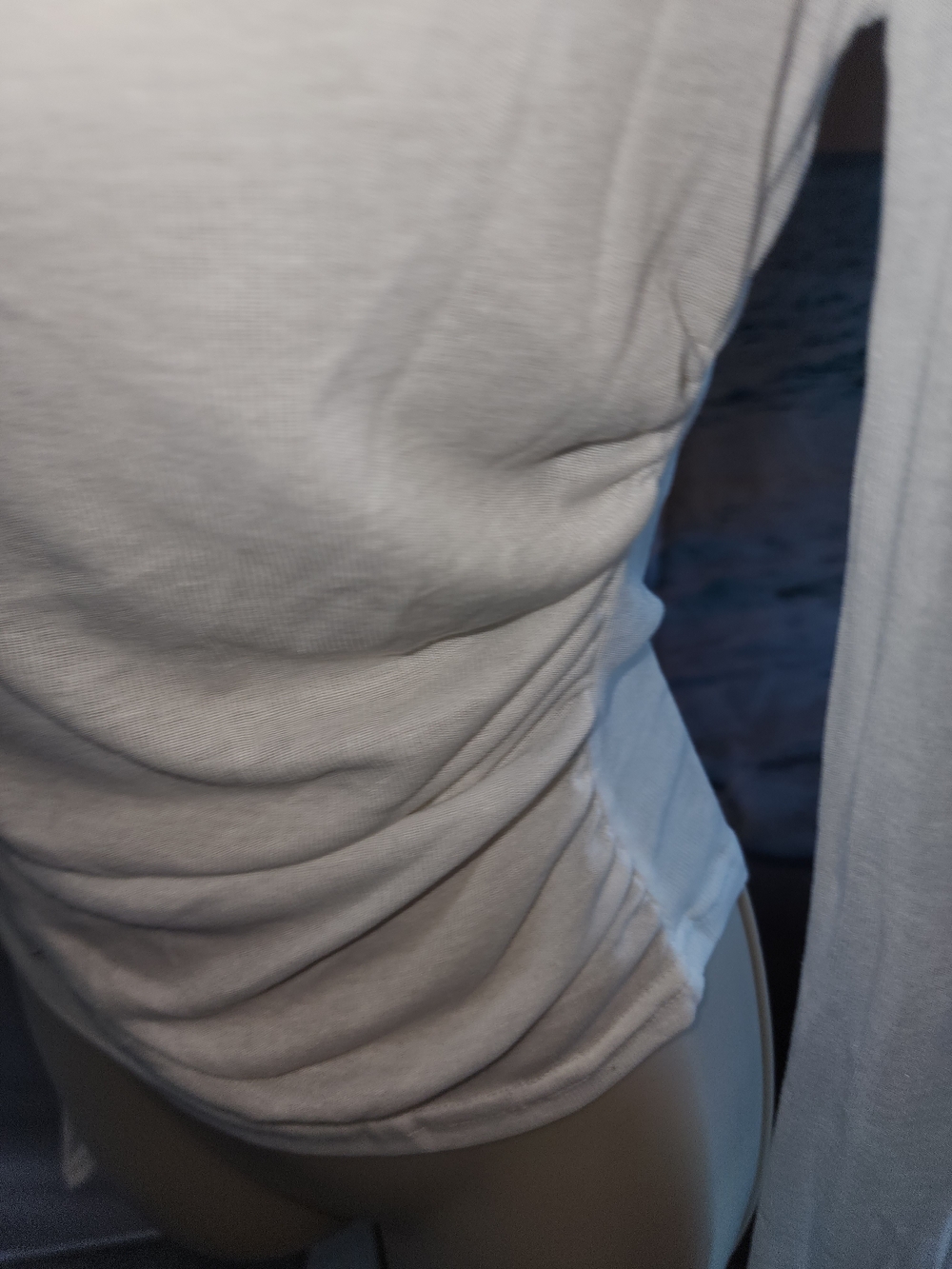 COMMENSE White Cowl Neck Long-Sleeve Women's Top - Picture 5 of 7